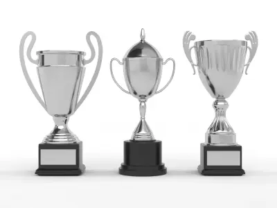 Cups Trophy 3D model 22