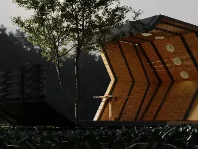 Arch Style Gargens 3D model