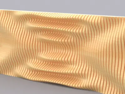 Parametric Wall Longitudinal Pattern 3D model