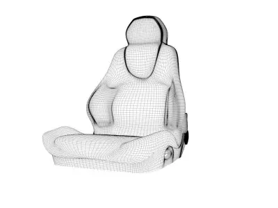 Car racing  Seat -3D model 3D model