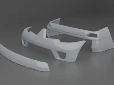 2008 Mitsubishi Pajero Sport  3D print model