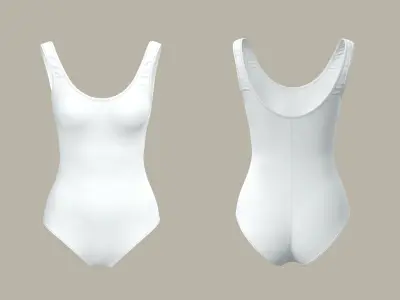 Swimming Suit Marvelous Designer 3D model