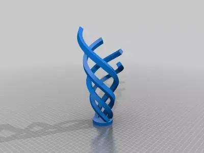 Curl Vase 3 Free 3D print model
