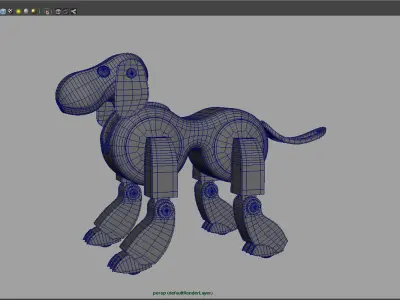 robot dog 3d model 3D model