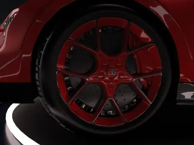 Bugatti chiron 3D model