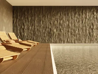 modern spa Free 3D model