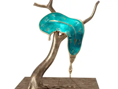 Profile of Time by Salvador Dali 3D model