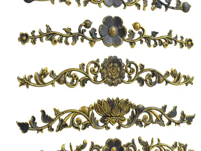 21 Ornaments Pack Vol 02 3D Model Collection