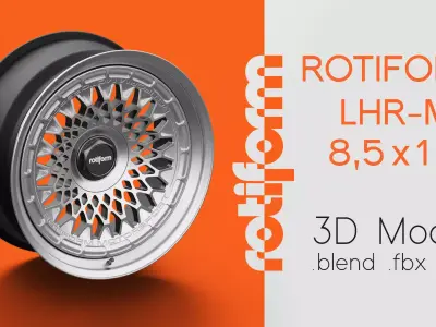 Rotiform LHR-M Rim 3D Model 3D model
