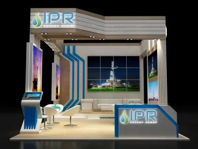 Booth Exhibition Stand a316 3D model