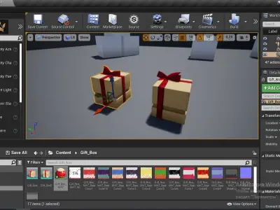Gift Box Present Box  3D model