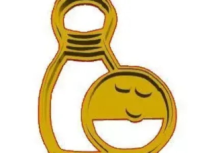 Bowling cookie cutter 3D model