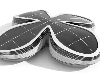 Futuristic building  3D model