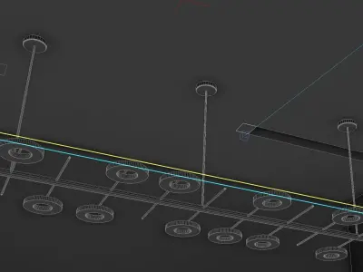 Chandelier 12 Free 3D model