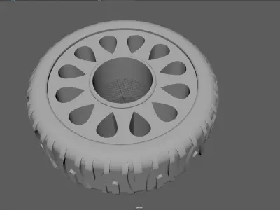 Multipurpose Wheel 3D print model