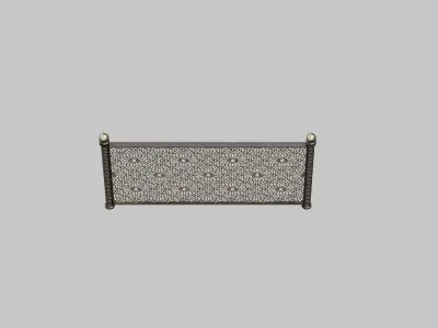 Iron wall 3D model