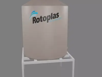 Tinaco Rotoplas 1100Litros Low-poly 3D model