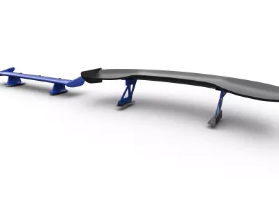 Body kit Skyline R34 Spoiler 3D model