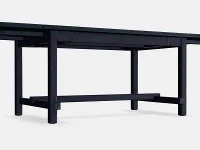 NORDVIKEN Extendable table 5 Low-poly 3D model