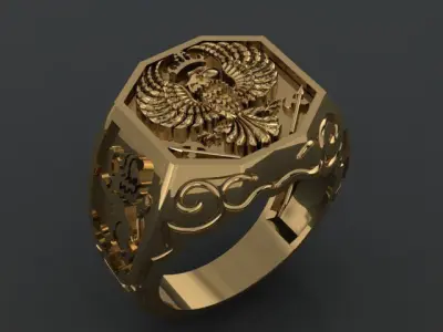eagle ring 3D print model