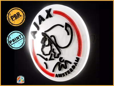 Ajax logo - Cinematic - 3D print 3D model