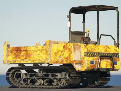 ZBL Mini Truck - Unreal Engine Project 3D model