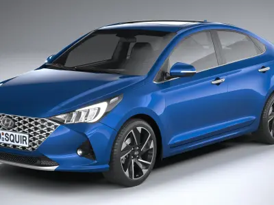 Hyundai Verna 2020 3D model