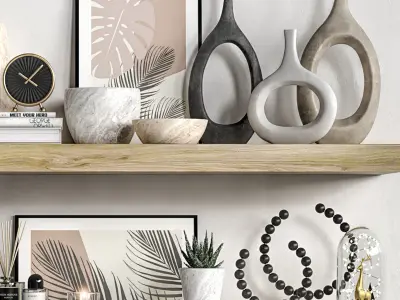 decorative set 10 3D model 4