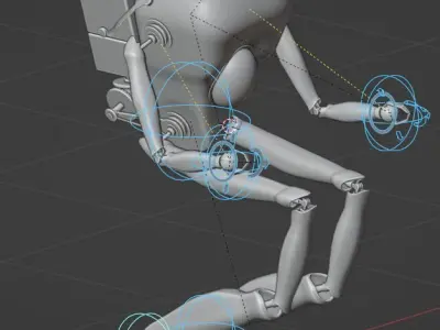 Scout Robot Free low-poly 3D model