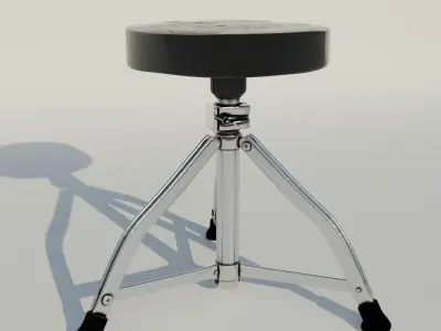 Drum chair Free 3D model