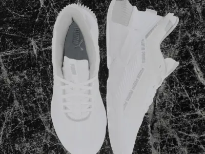Puma 3D Shoes - White Low-poly 3D model
