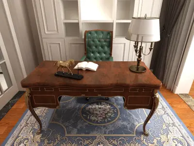 Home Interior Design in Royal Style 3D model