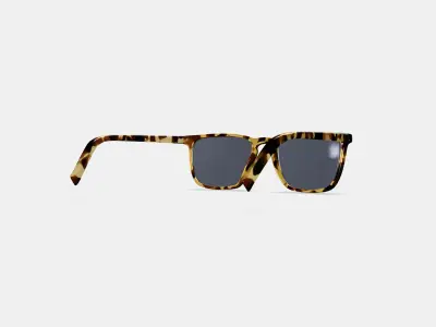 Sutton Sunglasses in Walnut Tortoise 3D model