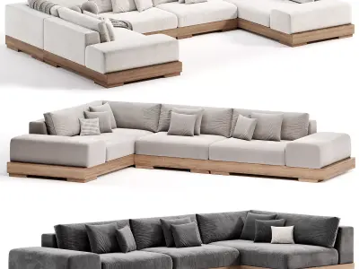 APPIANI Sofa by blanche 3D model