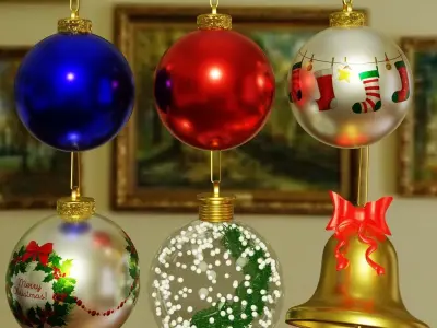Christmas Balls 3D model