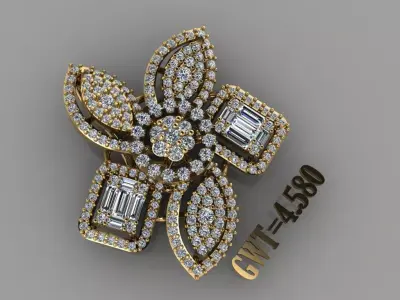 FASION PENDANT 3D model 15