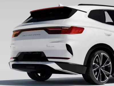  BYD Song Pro SUV 3D Model RIGGED 3D model