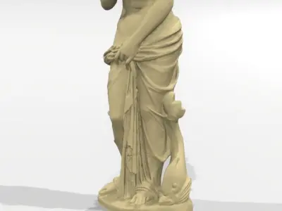 Venus the goddess Sculpture 3D print model