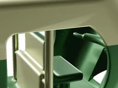 Spectacular Auto Rickshaw Toy Low-poly 3D model