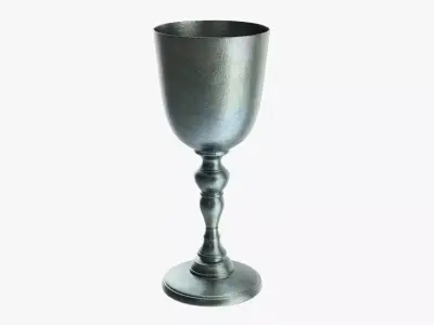 Metal goblet 3D model
