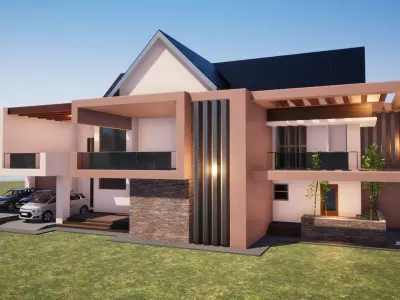 Five Bedroom Mansion 3D model