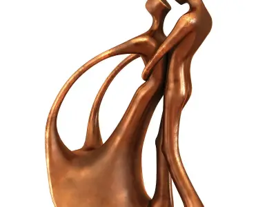 Sculpture Abstract 3d model Low-poly 3D model