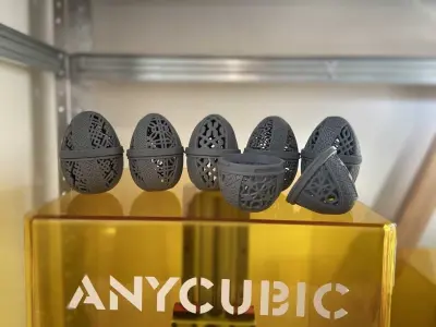 Easter egg with carved ornament - Nummer 06 3D print model