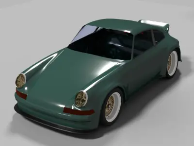 Porsche 911 by Singer 3D model