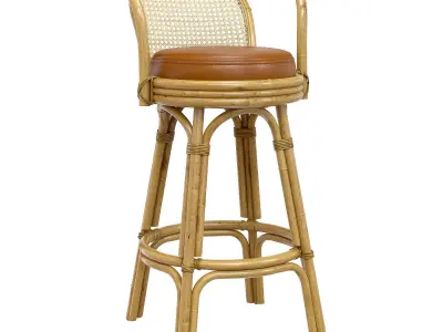 Cuban Barstool Lincoln Brooks 3D model