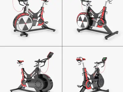 Wattbike Pro Indoor Cycle 3D model