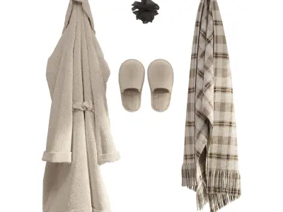 Bathroom Decorative Set 3D model