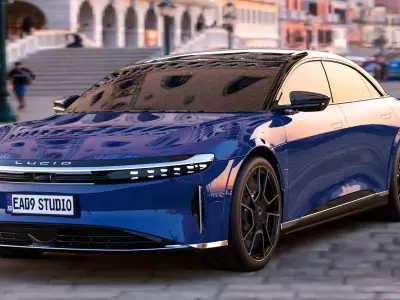 2026 Lucid Air Sapphire 3D model