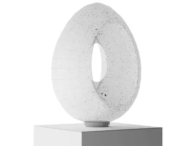 Dragon Egg sculpture 3D model