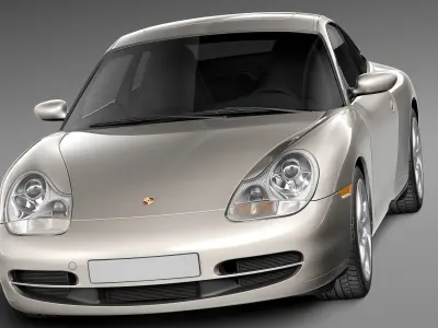 Porsche 911 996 Carrera 1997-2001 3D model